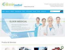 Tablet Screenshot of elixirmedicos.com